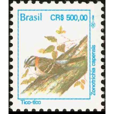1 عدد تمبر سری پستی - پرندگان - 500 کروز - برزیل 1994
