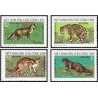 4 عدد تمبر حیوانات وحشی بومی - ویتنام 1973 قیمت 7.56 دلار