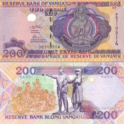 اسکناس 200 واتو - واناتو 1995