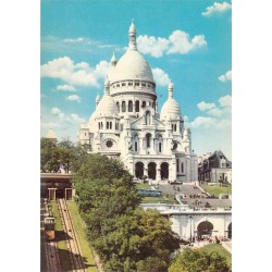 کارت پستال چاپ فرانسه - مناظر پاریس - کلیسای ساکر کور