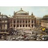 کارت پستال چاپ فرانسه - مناظر پاریس - اپرا