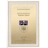برگه اولین روز انتشار تمبر صدمین سالگرد مرگ تئودور استورم، شاعر  - جمهوری فدرال آلمان 1988