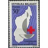 1 عدد تمبر صدمین سالگرد صلیب سرخ - ماداگاسکار 1963