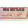 اسکناس 10 کواتزل - گواتمالا 2011 تاریخ   11.05.2011