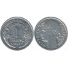 سکه 1 فرانک - آلومینیوم - فرانسه 1947 غیر بانکی