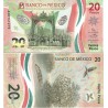 اسکناس پلیمر 20 پزو - مکزیک 2021
