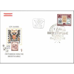 پاکت مهر روز 125مین سال تمبر پستی اتریش - اتریش 1975
