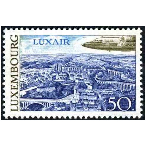 1 عدد تمبر لوگزایر - هواپیمائی لوگزامبورگ - لوگزامبورگ 1968 قیمت 3.5 دلار