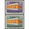 2 عدد تمبر مشترک اروپا - Europa Cept - ترکیه 1969