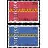2 عدد تمبر مشترک اروپا - Europa Cept - هلند 1971