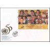 2 عدد پاکت مهر روز پنجاهمین سالگرد سازمان ملل - ژنو - سازمان ملل 1995  سایز بزرگ