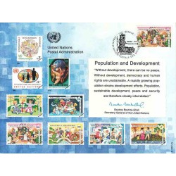 مهر روز جمعیت و توسعه  - ژنو - سازمان ملل 1994
