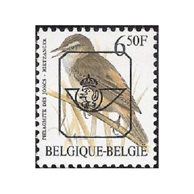 1 عدد تمبر سری پستی پرندگان - 6F - سورشارژ CTO - بلژیک 1994