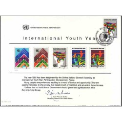 مهر روز سال بین المللی جوانان - ژنو - سازمان ملل 1984