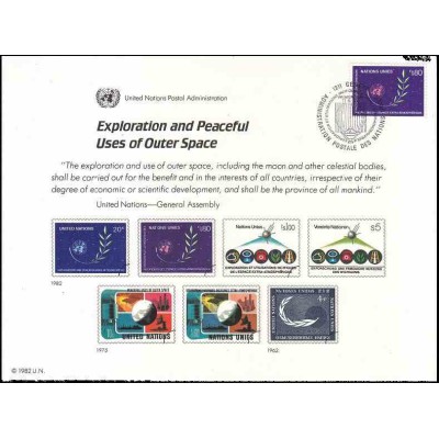 مهر روز دومین کنفرانس اکتشاف و استفاده مسالمت آمیز از فضا  - ژنو - سازمان ملل 1982