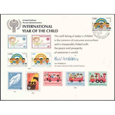 مهر روز سال بین المللی کودکان  - ژنو - سازمان ملل 1979
