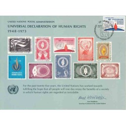 مهر روز 25مین سالروز بیانیه حقوق بشر  -  ژنو سازمان ملل 1973