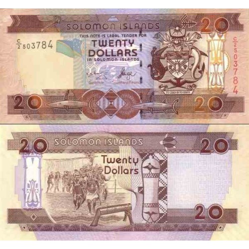 اسکناس 20 دلار - جزایر سلیمان 2004
