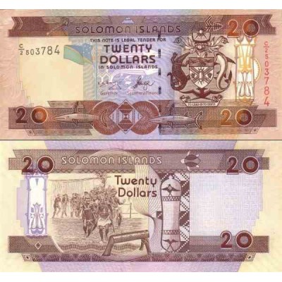 اسکناس 20 دلار - جزایر سلیمان 2004