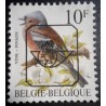 1 عدد تمبر سری پستی پرندگان - 10F - سورشارژ CTO - بلژیک 1990