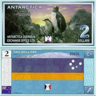 اسکناس فانتزی 2 دلار - قطب شمال 2008