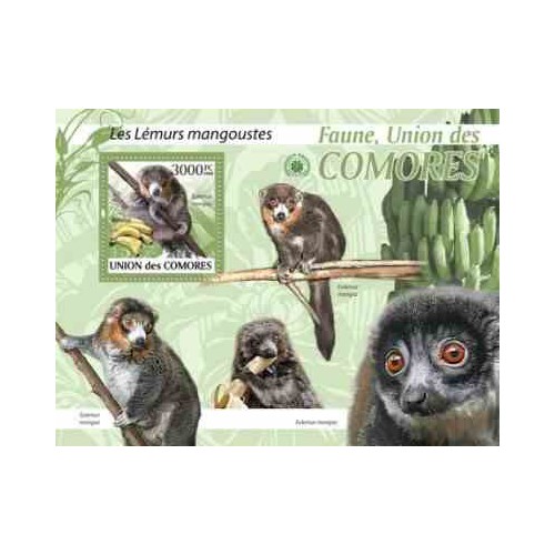 سونیرشیت پستانداران - میمون پوزه دار دم حلقه ای  - کومور 2009 قیمت 13.97 دلار