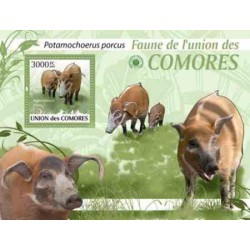 سونیرشیت پستانداران - گراز سرخ  رودخانه - کومور 2009 قیمت 13.97 دلار