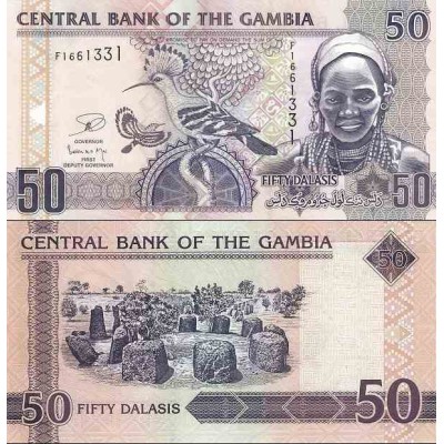 اسکناس 50 دالاسی - گامبیا 2013