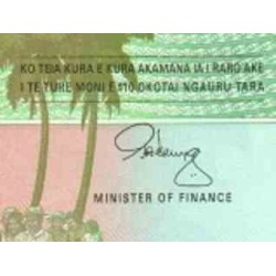 اسکناس 10دلار - جزایر کوک 1992 ارزش ارزی معادل 6.6 دلار