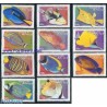 11 عدد تمبر سری پستی - ماهیها  - آفریقای جنوبی 2001
