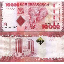 اسکناس 10000 شیلینگ - تانزانیا 2015