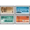4 عدد تمبر سال ارتباطات جهانی - جمهوری دموکراتیک آلمان 1983