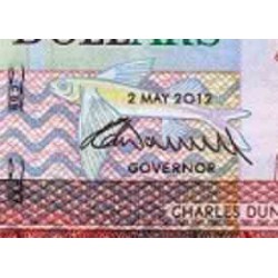 اسکناس 10 دلار - باربادوس 2012