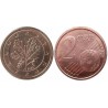 سکه 2 سنت یورو - مس روکش فولاد - آلمان 2012 غیر بانکی