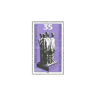 1 عدد تمبر بنای یادبود نوردهاوزن - جمهوری دموکراتیک آلمان 1979