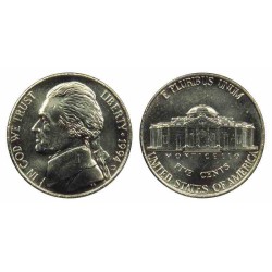 سکه 5 سنت - نیکل مس - آمریکا 1994 غیر بانکی