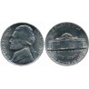 سکه 5 سنت - نیکل مس - آمریکا 1972 غیر بانکی