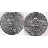 سکه 5 سنت - نیکل مس - آمریکا 2015 غیر بانکی