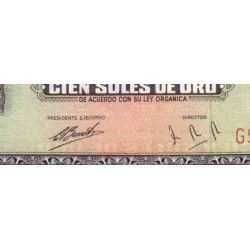 اسکناس 100 سولس - پرو 1972