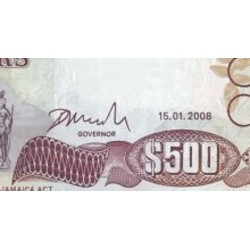 اسکناس 500 دلار - جامائیکا 2008 سفارشی
