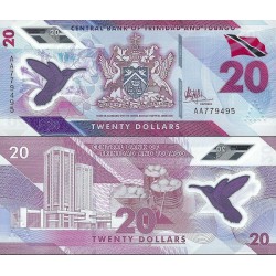 اسکناس پلیمر 20 دلار - ترینیداد توباگو 2020 سفارشی