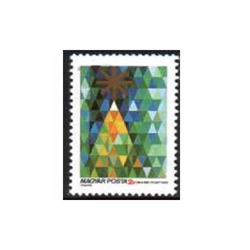 1 عدد تمبر کریستمس - مجارستان 1988 1 عدد تمبر کریستمس - مجارستان 1988