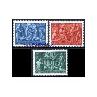 3 عدد تمبر کریستمس - مجارستان 1948 