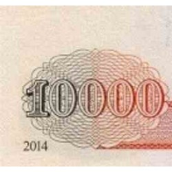 اسکناس 10000 تغریک - تصویر چنگیزخان - مغولستان 2014 سفارشی