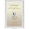 برگه اولین روز انتشار تمبر دویستمین سالگرد مرگ کریستوف ویلیبالد گلوک، آهنگساز - جمهوری فدرال آلمان 1987