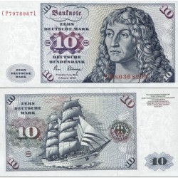 اسکناس 10 مارک -جمهوری فدرال آلمان 1980 سفارشی
