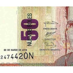 اسکناس 50 سولس - پرو 2012 سفارشی