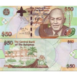 اسکناس 50 دلار - باهاماس 2006 سفارشی