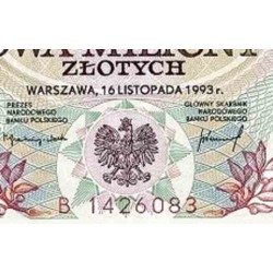 اسکناس 2000000 زلوتیچ - لهستان 1993 سفارشی