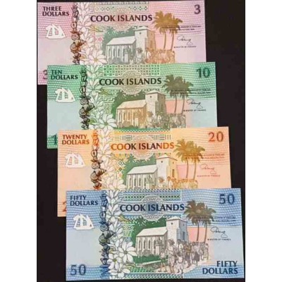 ست اسکناسهای کوک آیلند - سفارشی
